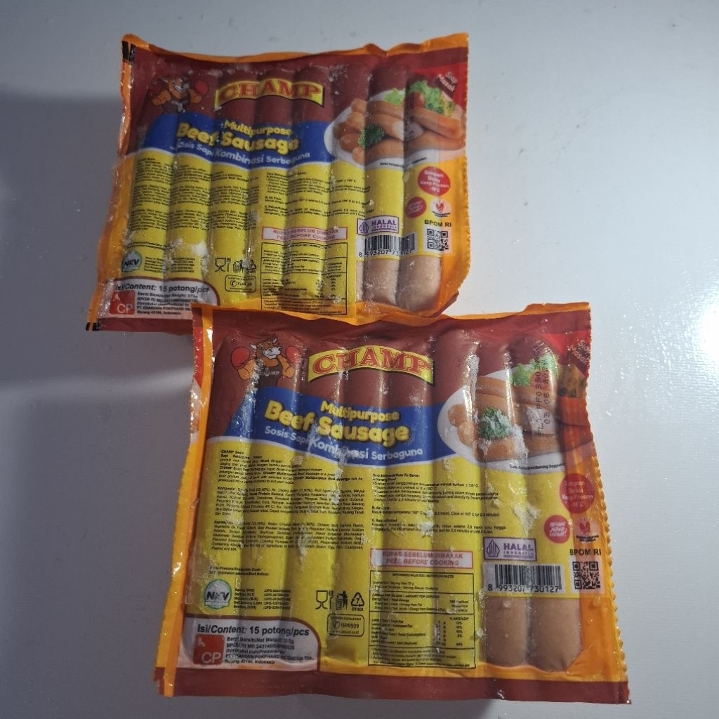 

Champ Beef Sausage / Cam Sosis Sapi 15pcs
