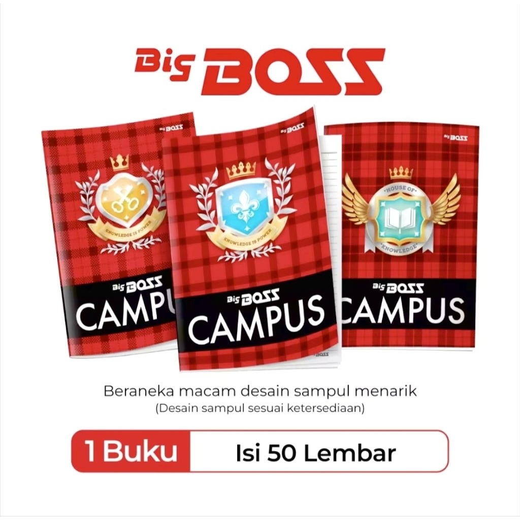 

Big Boss 50 Lembar 1/2 Pack 5 Buku