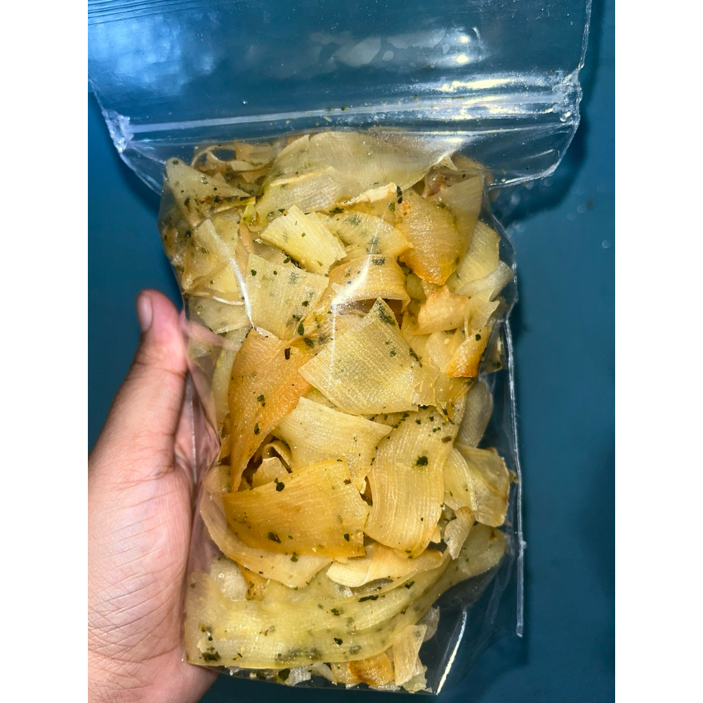 

keripik singkong kulit jagung ASIN DAUN JERUK