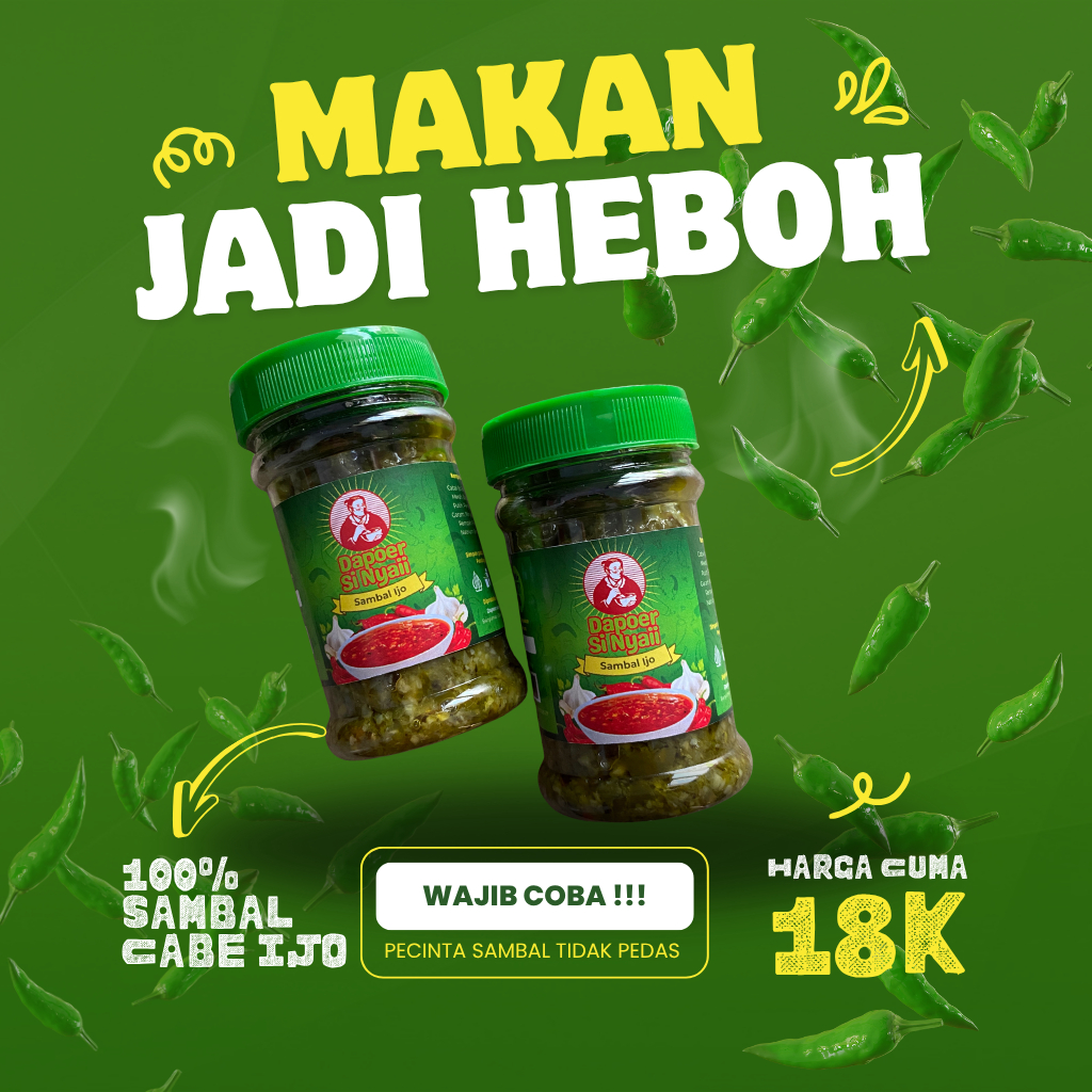 

Dapoer Si Nyai Sambal Ijo - 130gr
