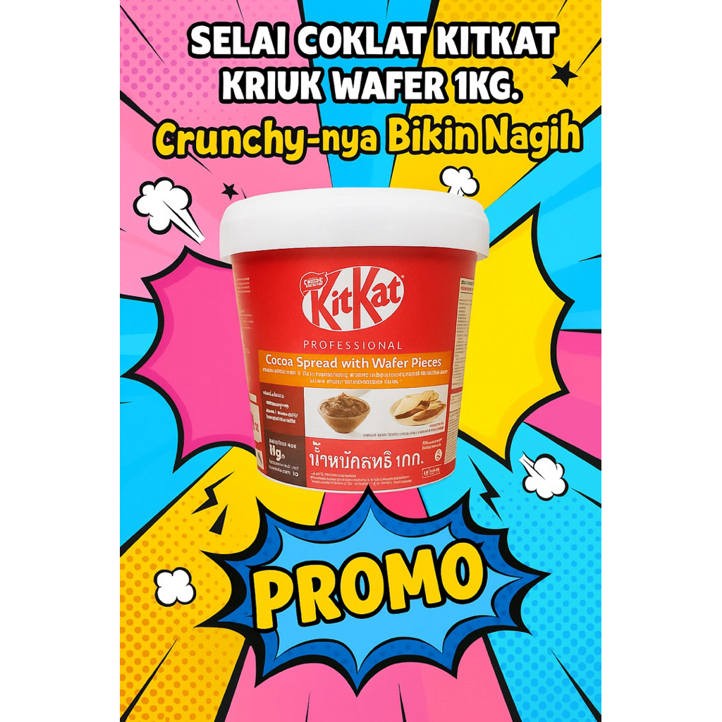 

SELAI COKLAT KITKAT KRIUK WAFER 1 KG