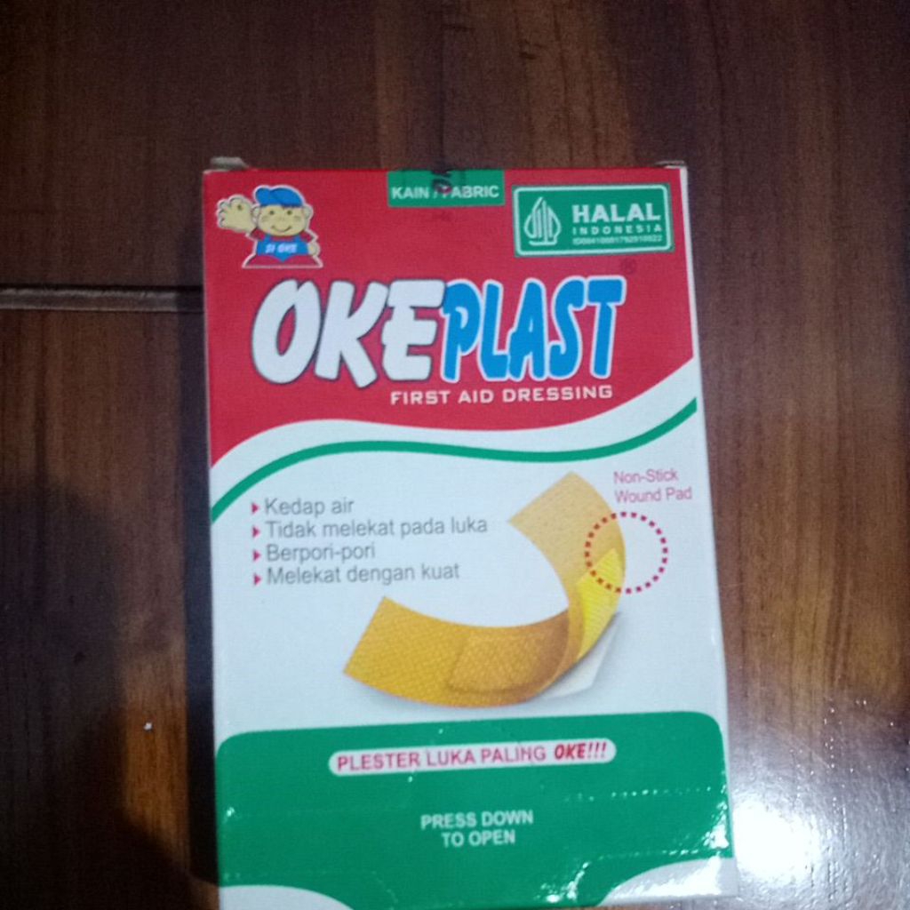 PLASTER LUKA  OKE PLAS  1 PAK ISI 100 PCS