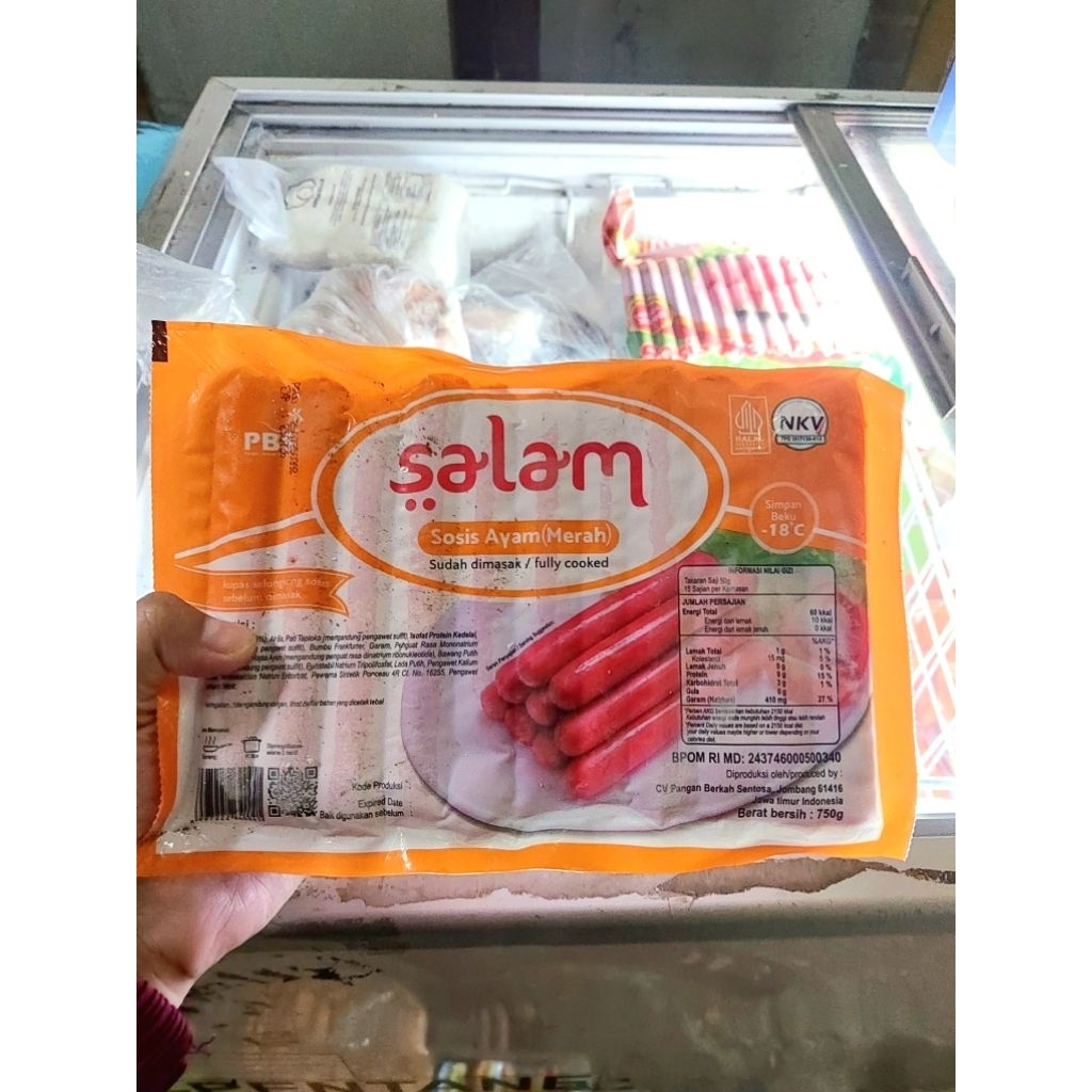 

Sosis Ayam Merah 750gr Isi 32 Frozen