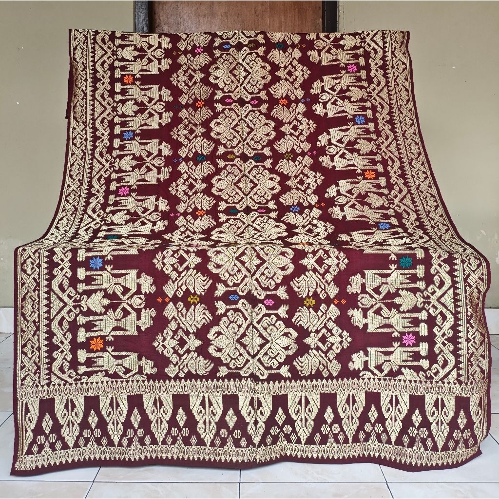 KAMEN SONGKET ASLI KUALITAS PREMIUM BAJUMAS  PALEMBANG ( couple )