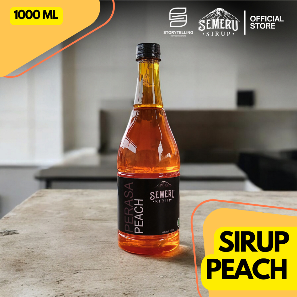 

Sirup Peach semeru syrup 1000 ml / 1 liter