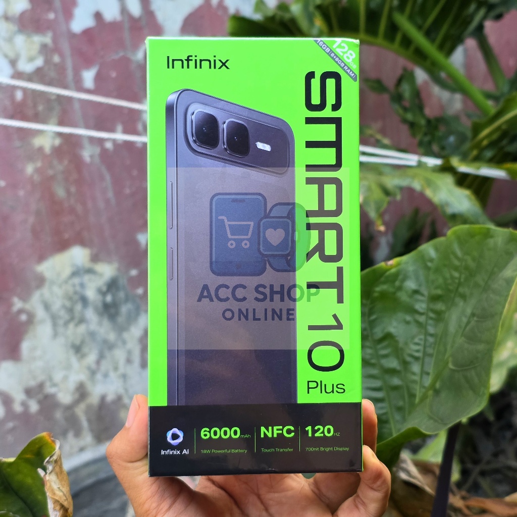 Infinix Smart 10 Plus 8/128 Garansi Resmi Segel BNIB