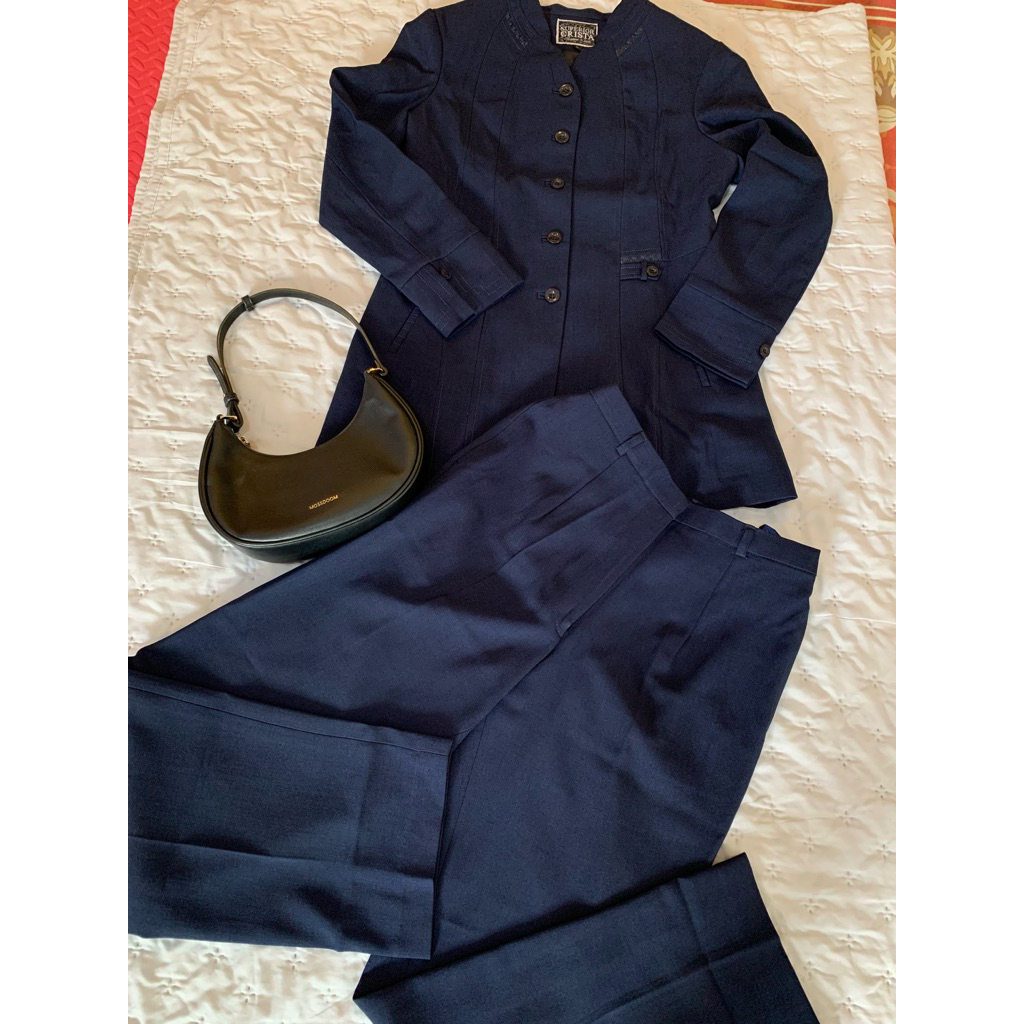 Baju kantor blazer set superior crista