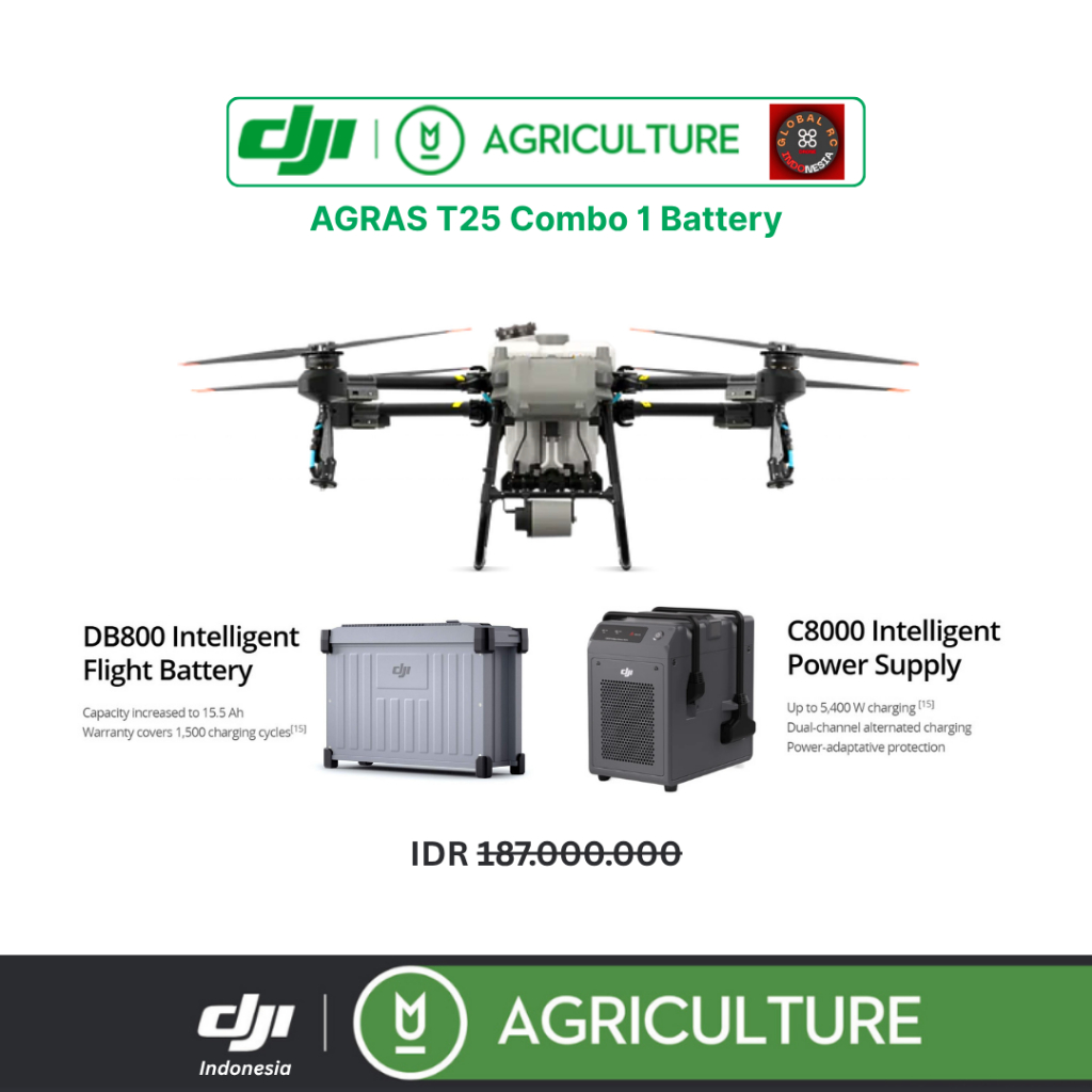 DJI AGRAS T25 Combo 1 Battery Charger Standard Drone Pertanian Semprot Hama
