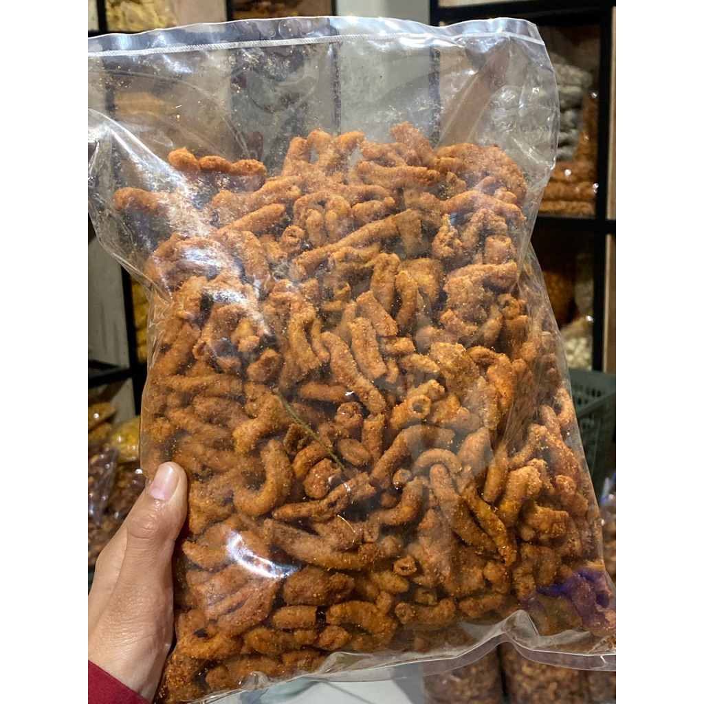 

Keripik Usus Crispy Pedas Daun Jeruk 1Kg