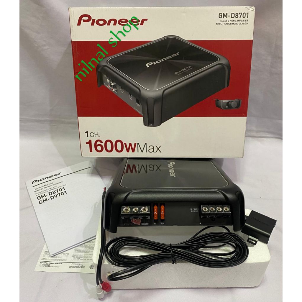 power monoblock Pioneer GM -D8701 class D original