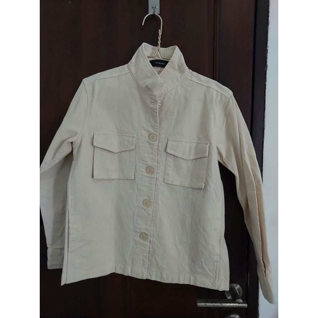 Preloved Thenblank Corduroy Jaket Beige