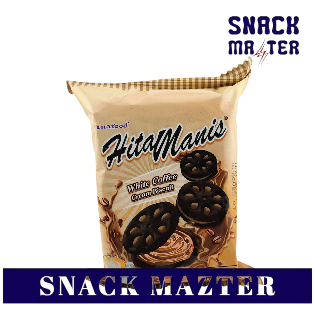 READY Inafood Hitam Manis / Goodbis Cream Biskuit - Netto 82 gr