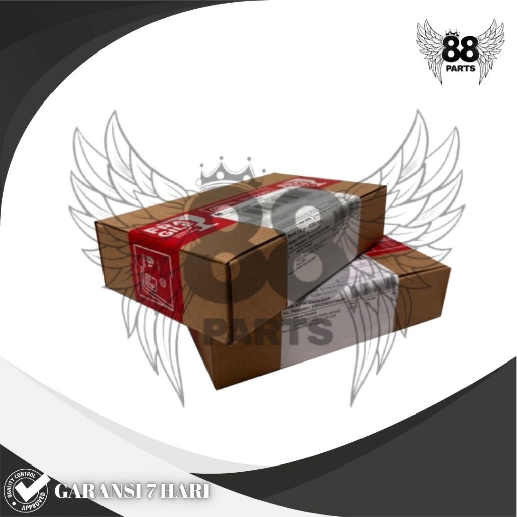 

Packingan kardus tambahan atau Bubble wrap tambahan