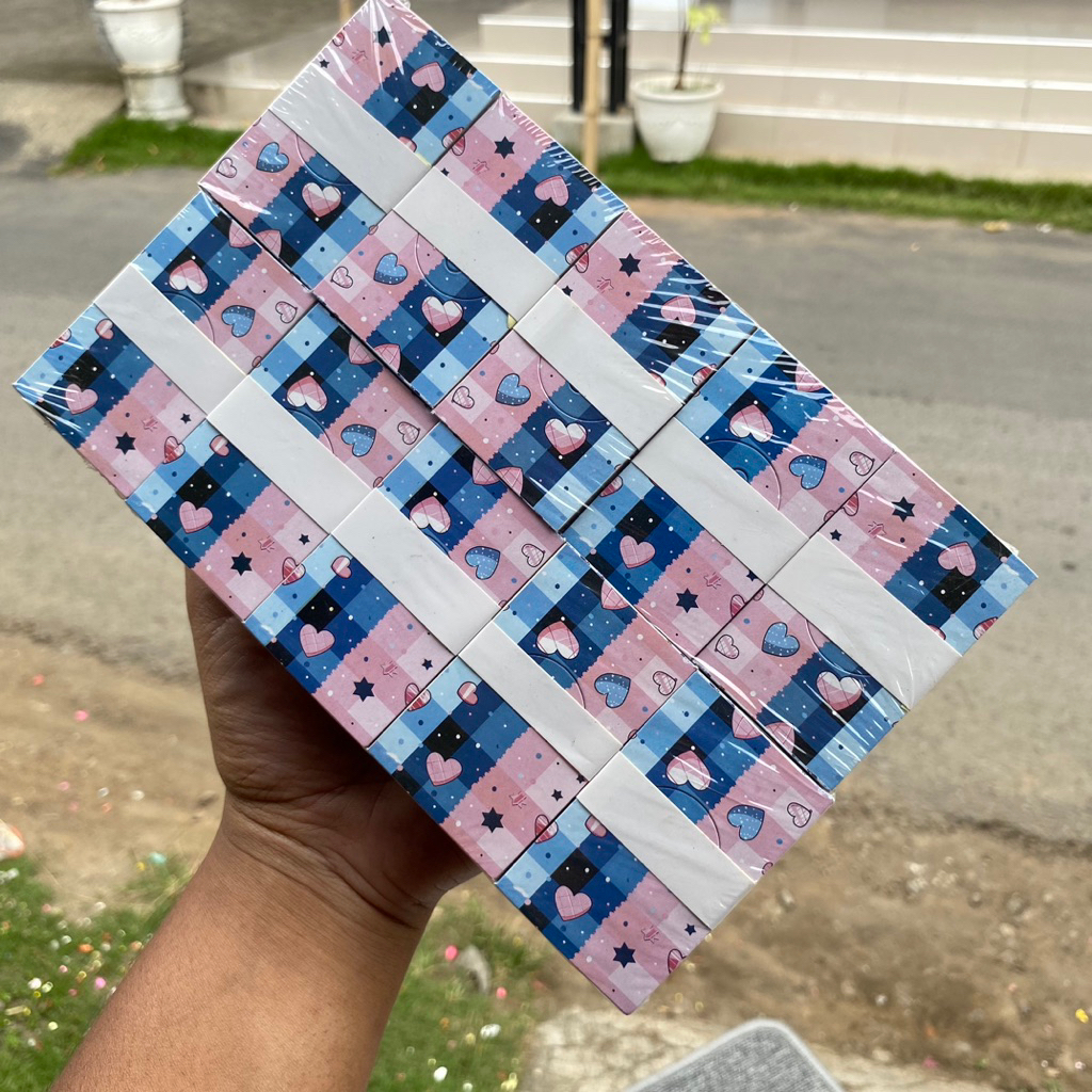 

(1000 PCS) Hang Tag Aksesoris / Hangtag Label / Gantungan Produk Label Lipat