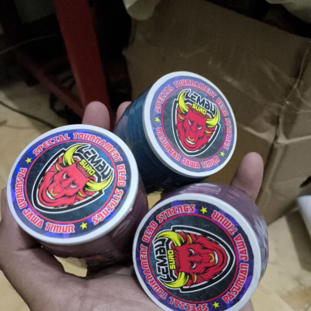 Matot HITAM Lembu Suro 1600 Yard Size 0,22 Gelasan Sasak Padi Halus Tajam Kuat Alot Layangan Origina