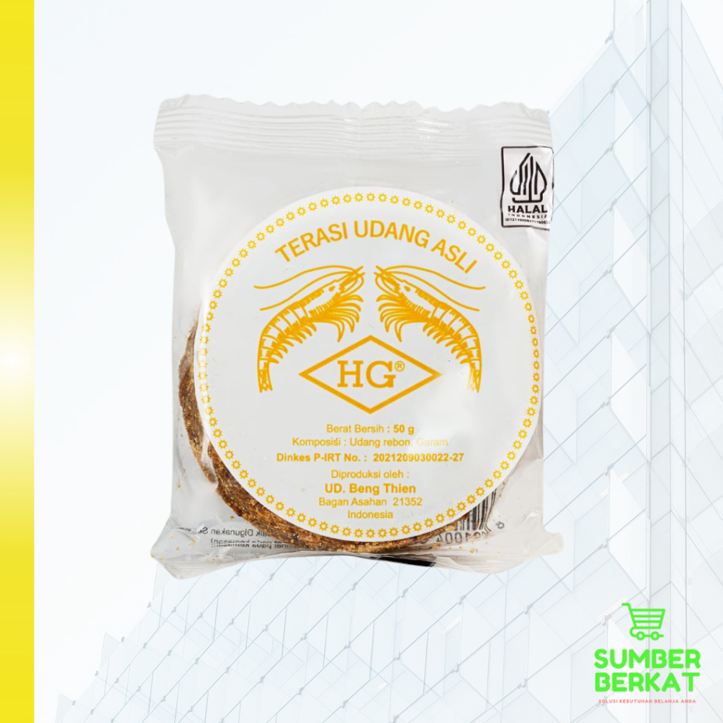 BENG THIEN TERASI UDANG TERASI MEDAN ASLI 50 gram