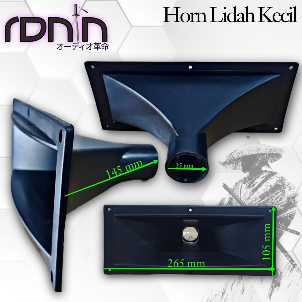 HORN Tweeter Lidah 14×26×10 mm Horn Corong Tweeter plastik PVC