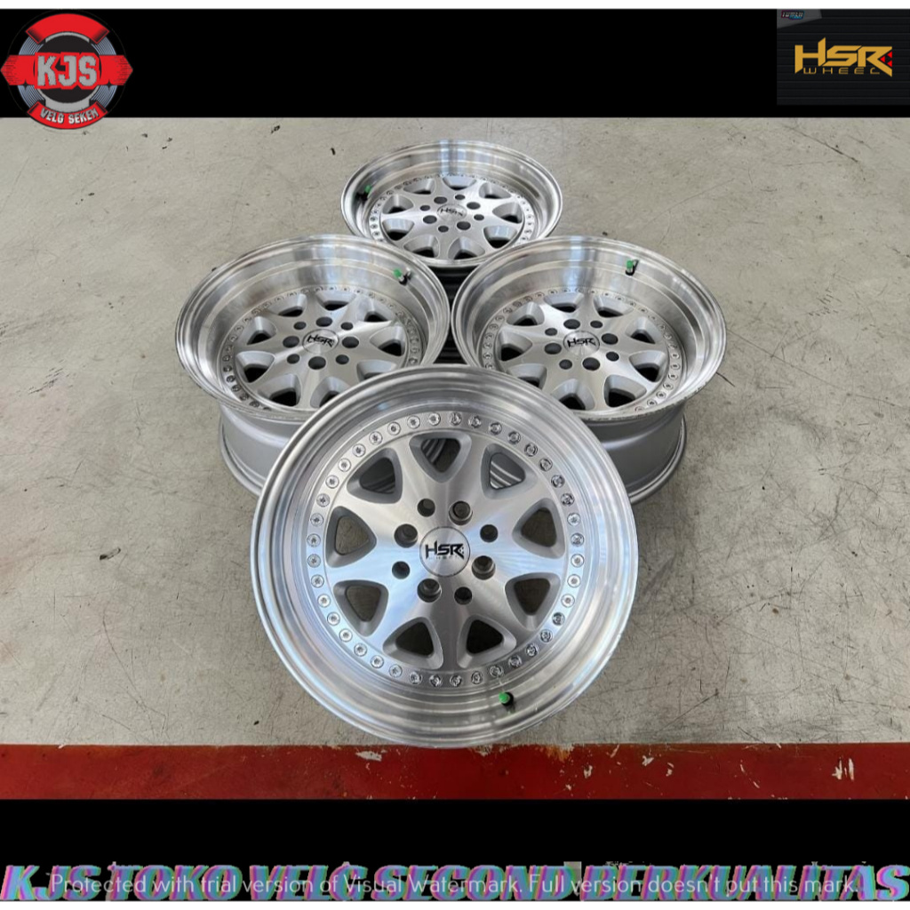 JUAL VELG RACING SECOND MODEL CELONG TYPE HSR BAVARIA RING 16 PCD 4X100-4X114,3 PNP LIVINA AVANZA XE
