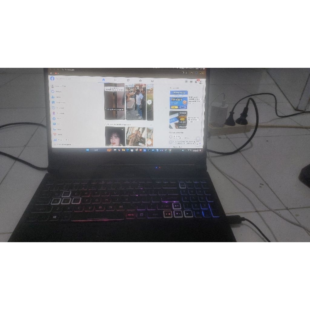 JUAL BU ACER NITRO 5 AN515-57 RTX 3050 16GB RAM 512GB SSD GAME LANCAR JAYAA
