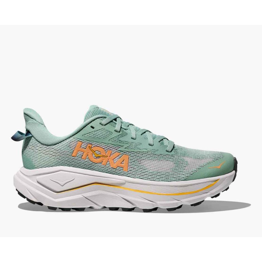 Hoka Challenger 8 Women's Trail Running Shoes - Jade / Cosmic Grey