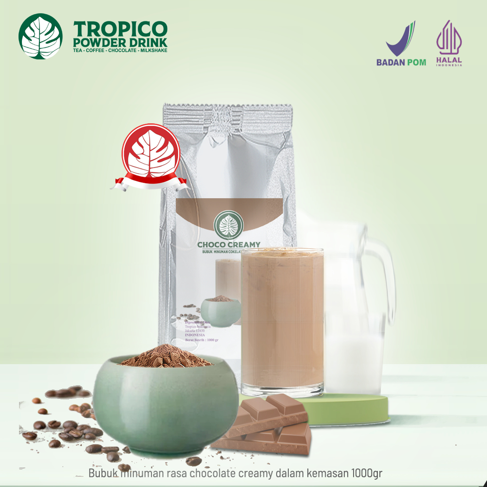 

Bubuk Minuman Choco creamy - Cokelat susu - Tropico Powder Drink