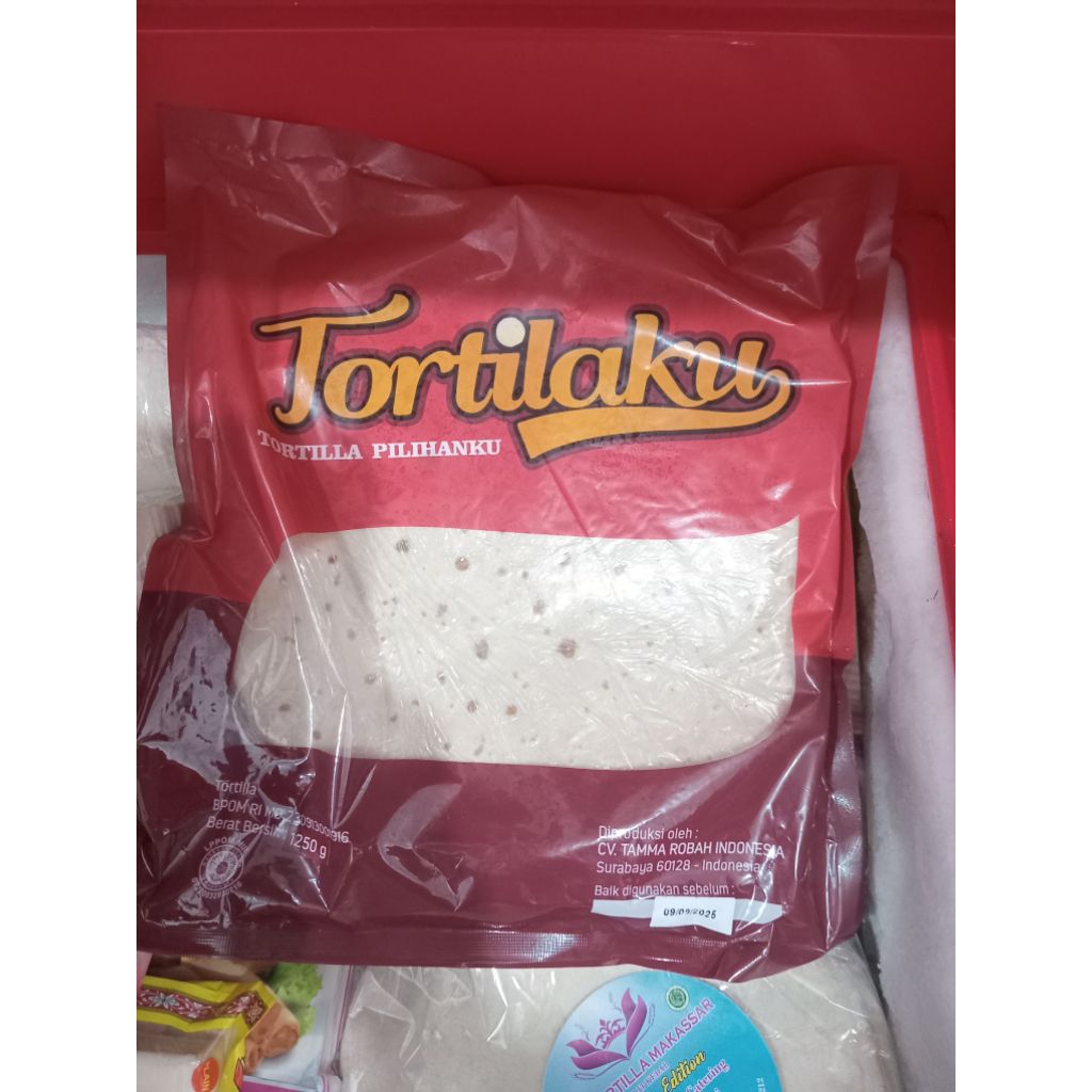 

kulit kebab Tortilaku 1.250 gram (ukuran 25 cm)