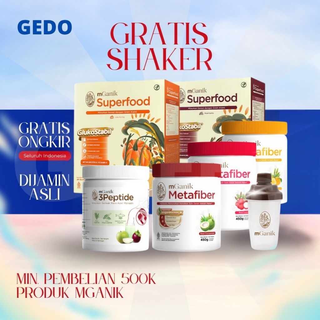 

Paket Mganik Multigrain & Metafiber Bebas Diabetes