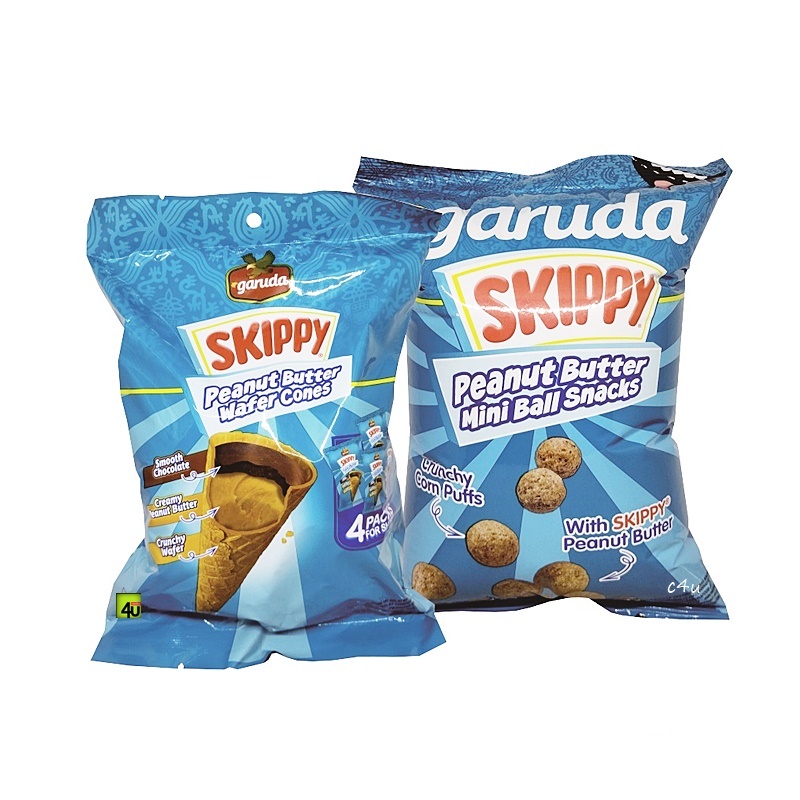 

Garuda SKIPPY - Peanut Butter Snack - BALLS & WAFER CONES