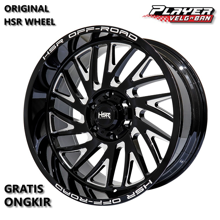 VELG MOBIL RING20 CELONG UNTUK PAJERO FORTUNER HILUX VELG HSR FG MIOSSU R20 LEBAR10 PCD6X139,7 ET-18