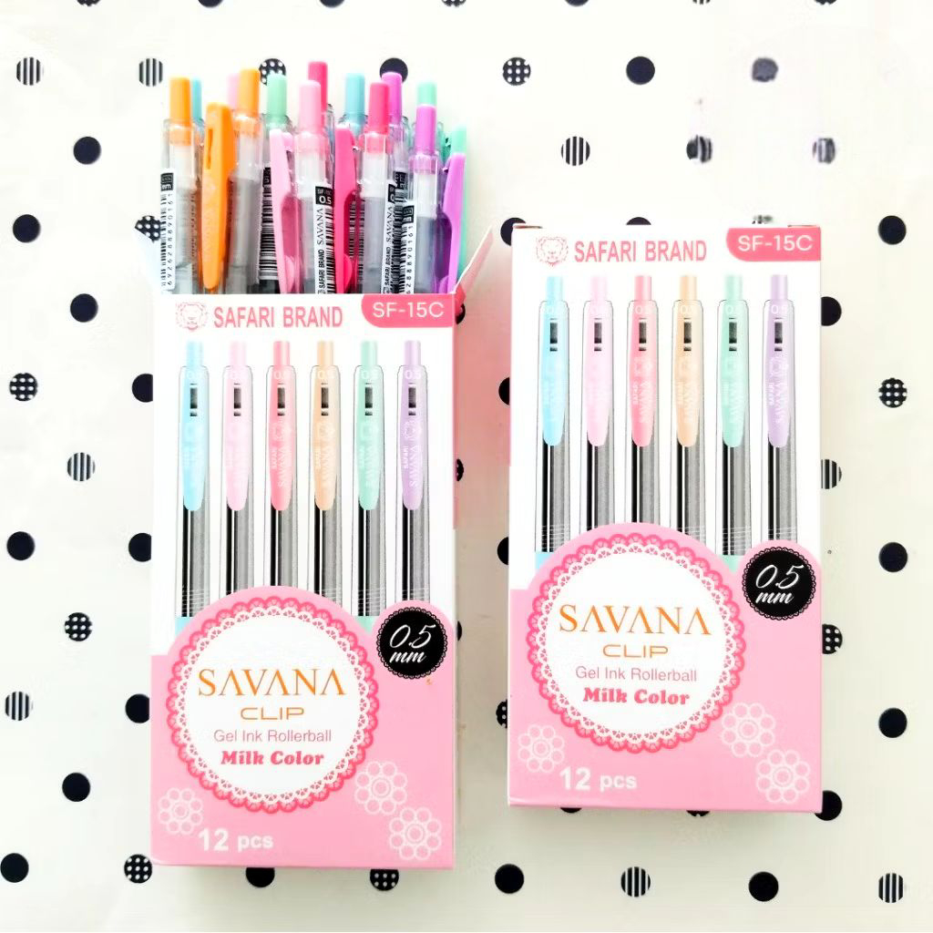 

Pulpen/Bolpoint Cetekan Premium Savana Sf15c/15 (12pcs)
