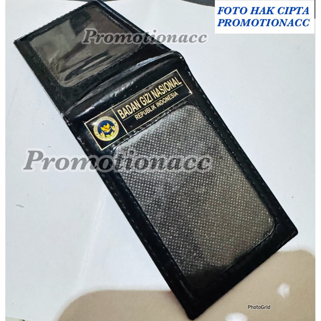 

ID Card Kulit 2 Sisi Magnet Logo BADAN GIZI NASIONAL (BGN) Hitam Glossy PREMIUM ID Card Name Tag Dompet Kartu Saku Magnet 2 Sisi Kulit