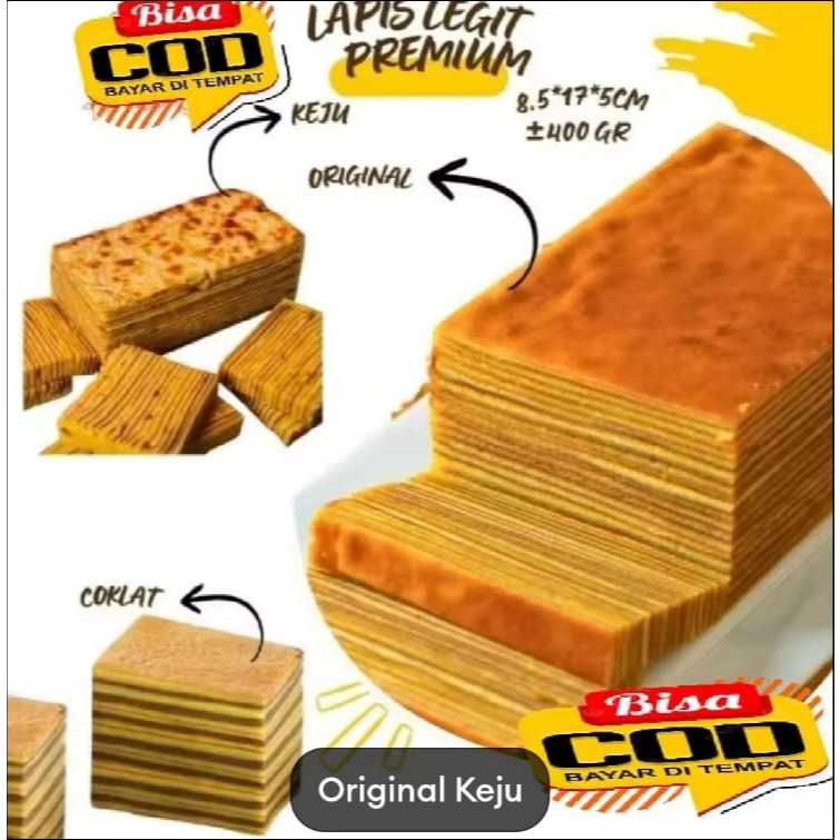 

LAPIS LEGIT PREMIUM TOPING KEJU UKURAN 8X17 LEZAT EMPUK