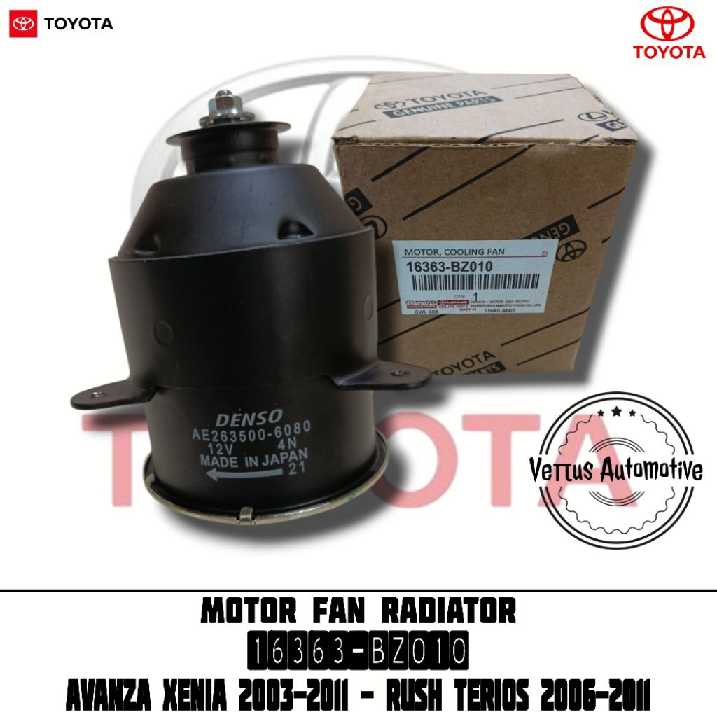 Motor Fan Radiator Avanza Xenia 2003-2011 Rush Terios 2006-2011 - Motor Fan Radiator Avanza Xenia Or
