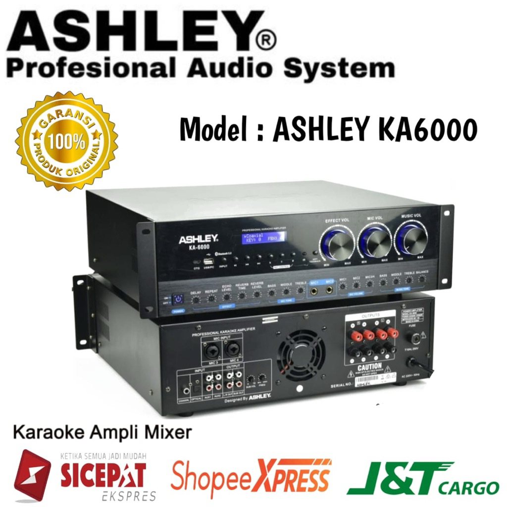Amplifier Karaoke Ashley Ka6000 Original