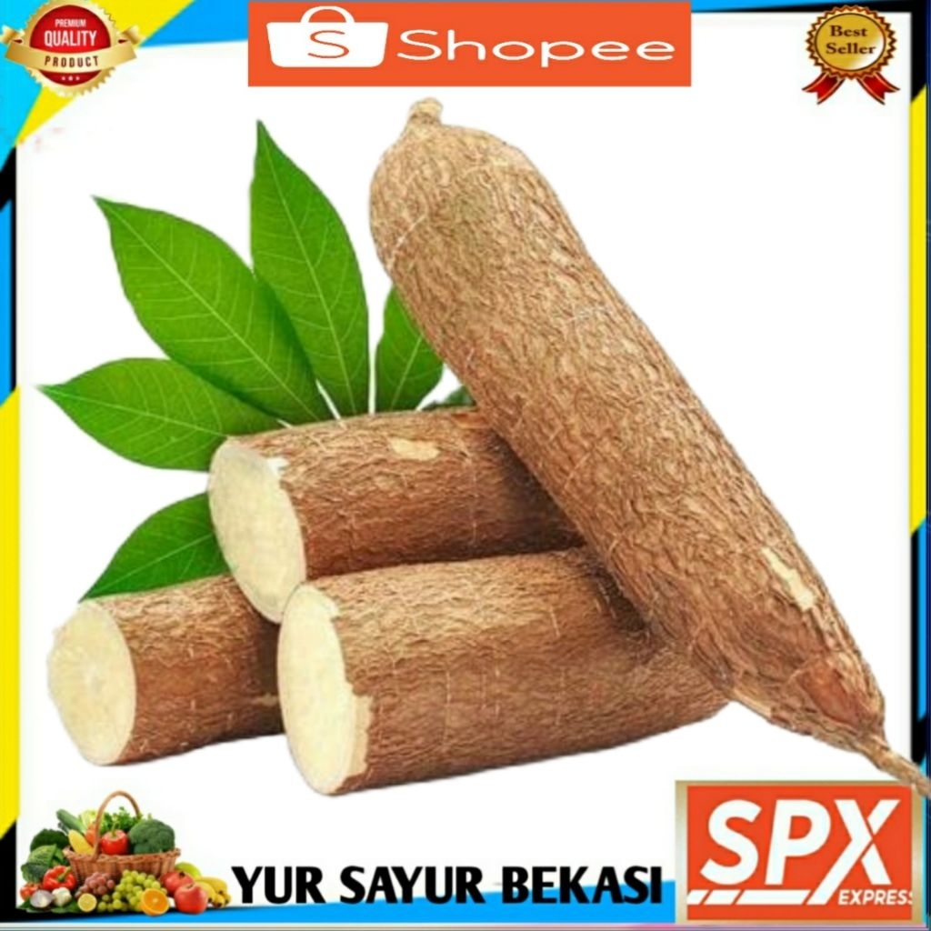 

Singkong Mentah 1kg.