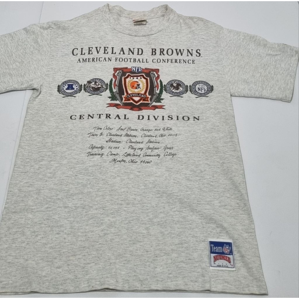 Kaos RARE Vintage Cleveland Browns NFL Nutmeg