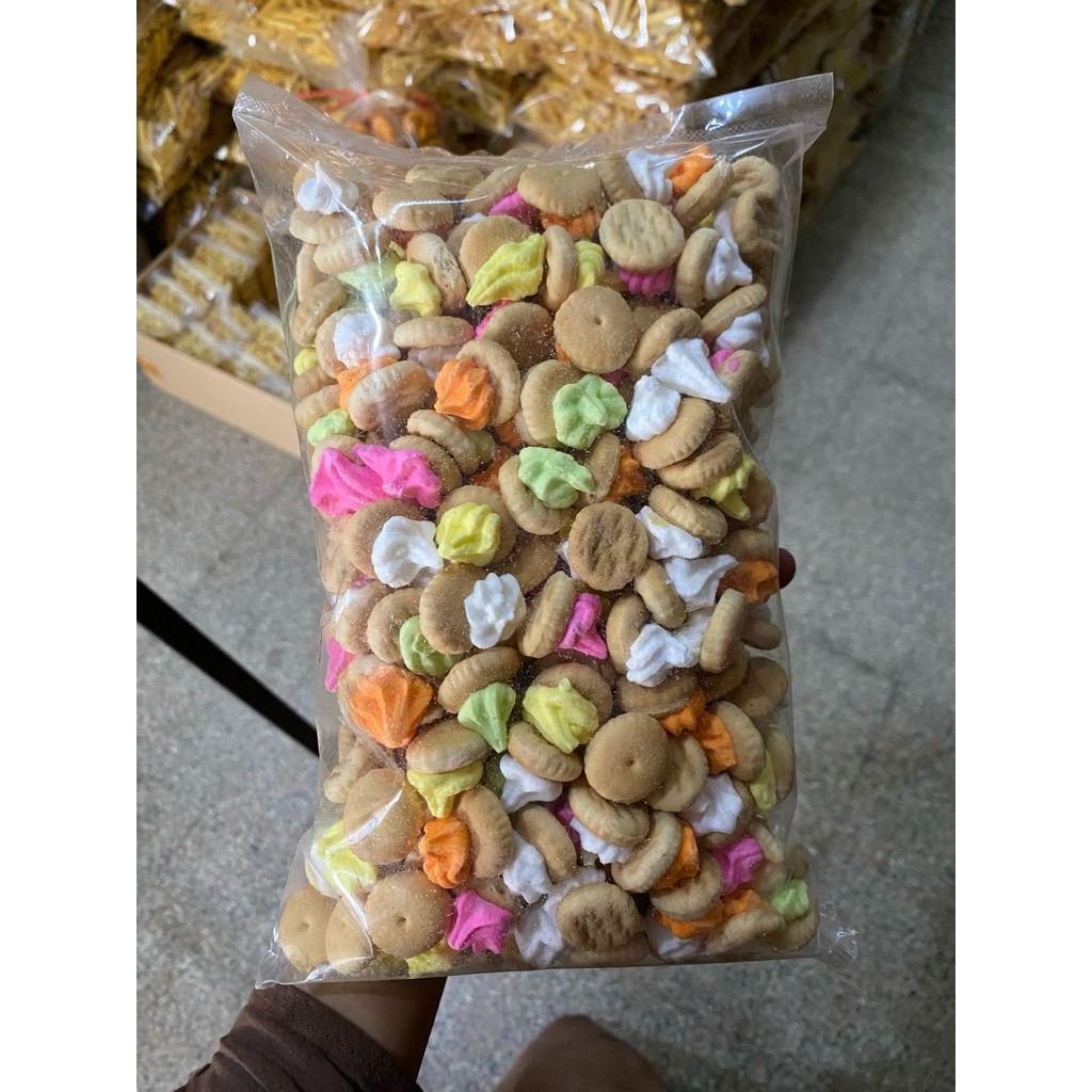 

500g kue bunga mawar/biskuit bunga jadul