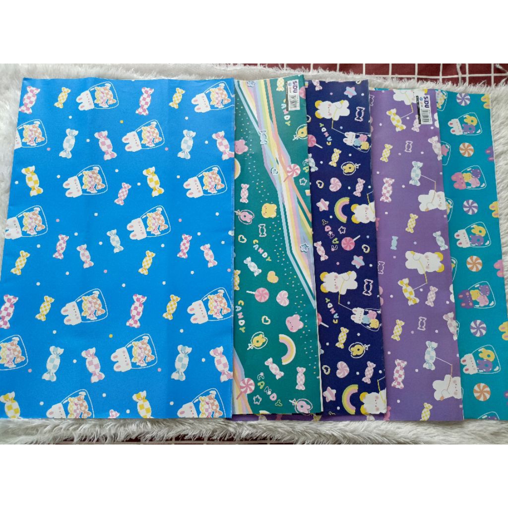 

Kertas Kado SIDU Aneka Motif Murah Meriah ready 50 lembar
