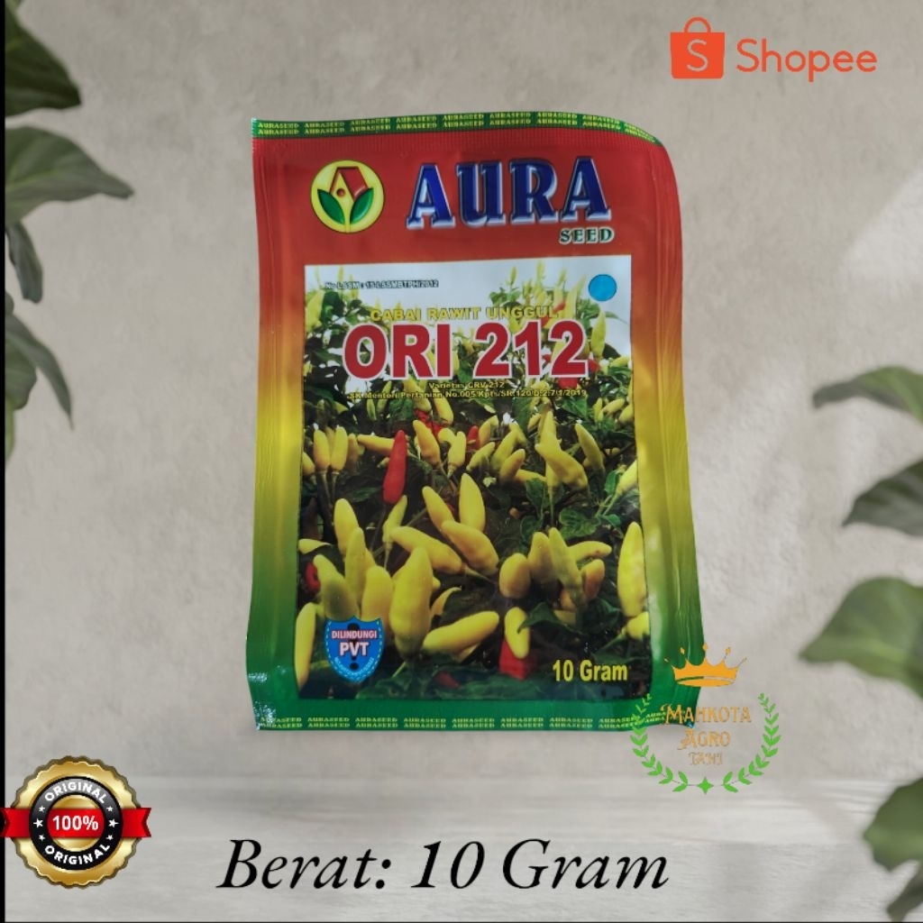 

Benih Cabe ORI 212 Aura Seed 10gr