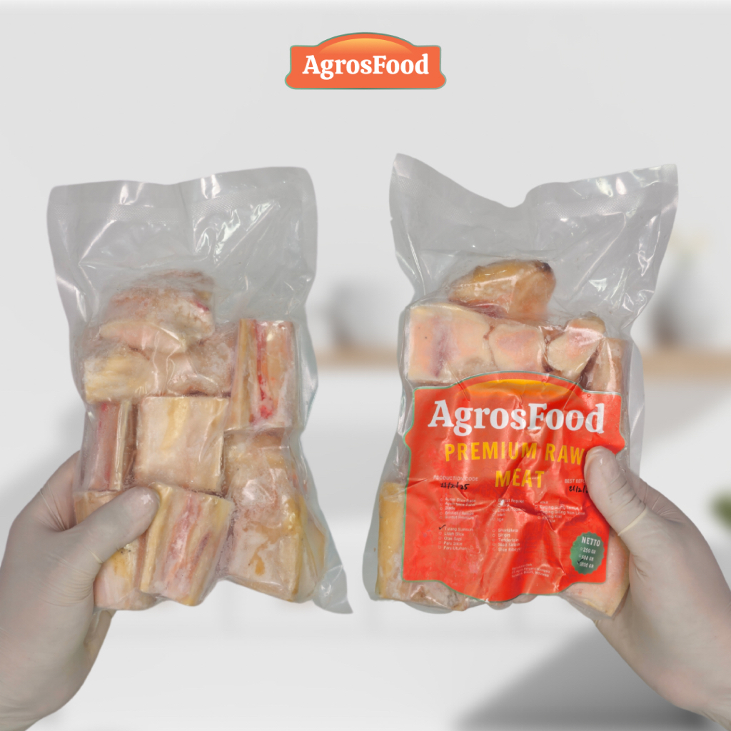 

Tulang Sumsum Fresh Halal - AgrosFood Premium Raw Meat Bone Marrow Cuts