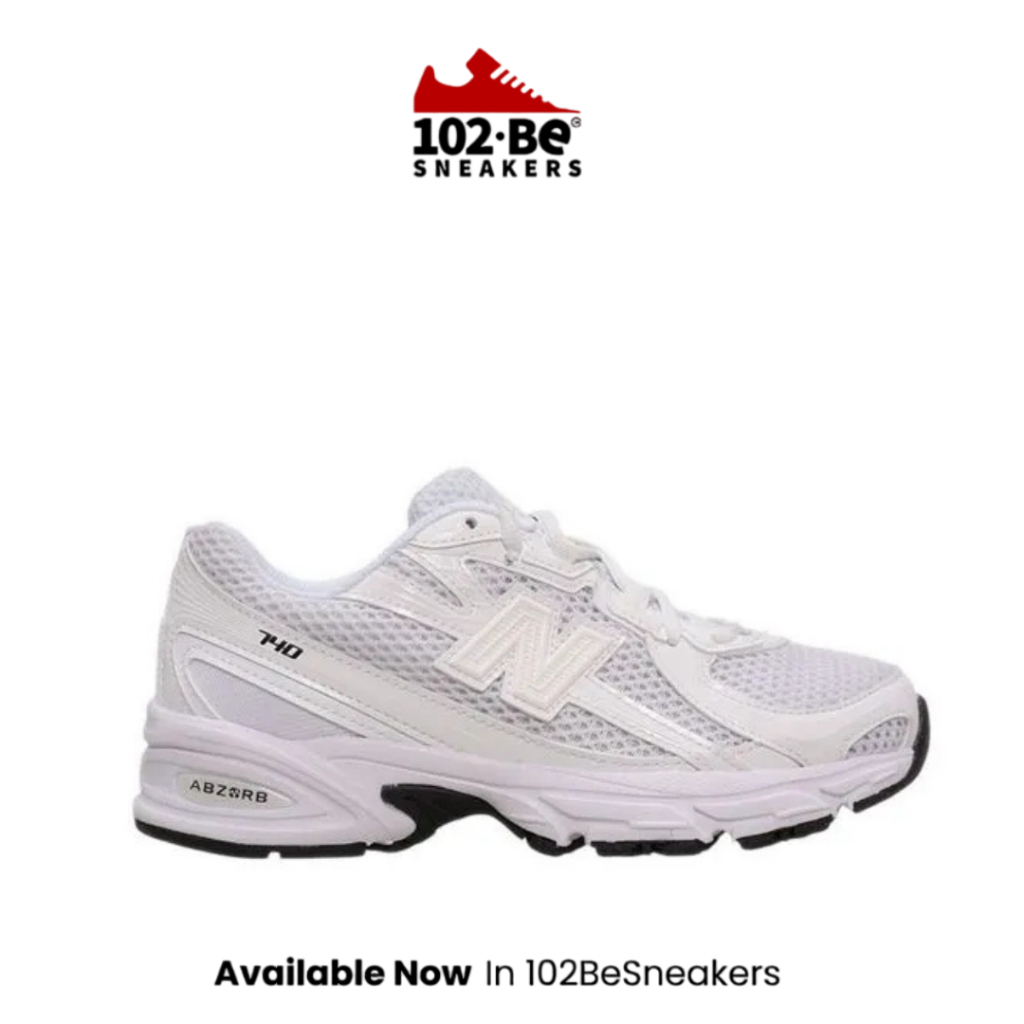 Sepatu NB 740 Unisex Sneakers Shoes - White NEWU740WW2 Original