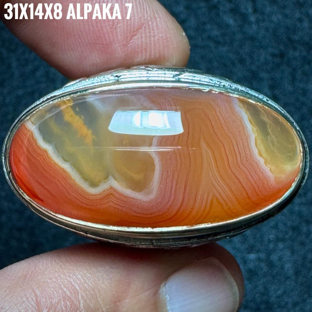 Cincin Batu Akik Natural Lafadz Allah