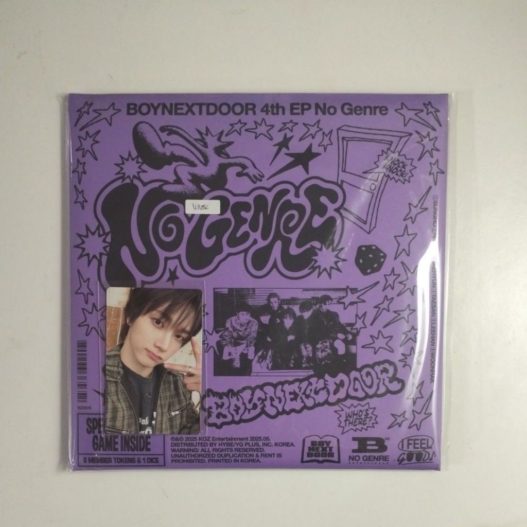 ALBUM BOARD GAME UNSEALED WOONHAK VER + PC SUNGHO BOYNEXTDOOR
