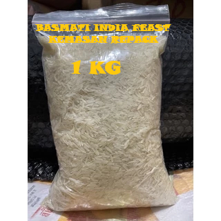 

Beras Basmati India Feast 1121 Kemasan Repack 1kg Basmati Creamy Sella Rice