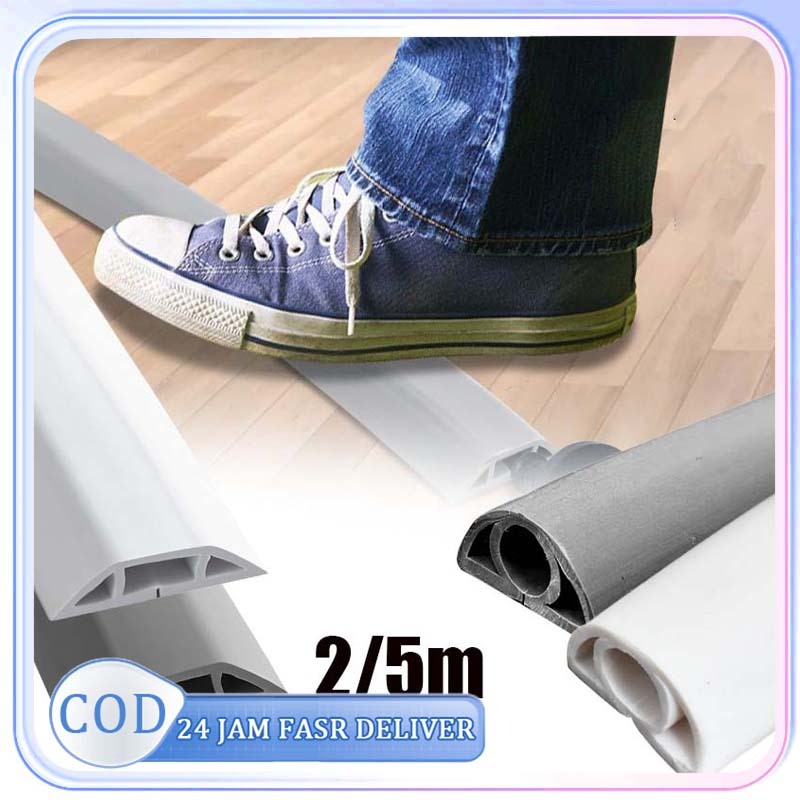 Kabel Cover Kabel Pvc Elindung Dinding Cover Penutup Kabel Dinding Kabel Protector