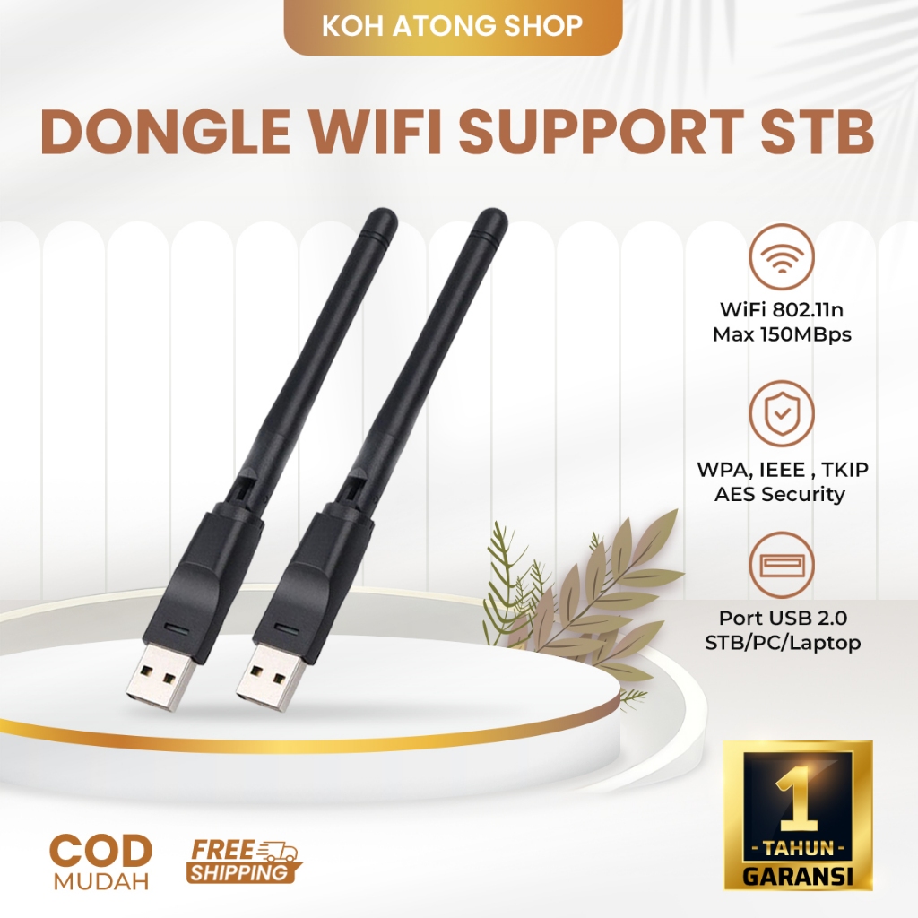 Dongle Wifi MT 7601 untuk STB DVB T2 / Wifi Adapter