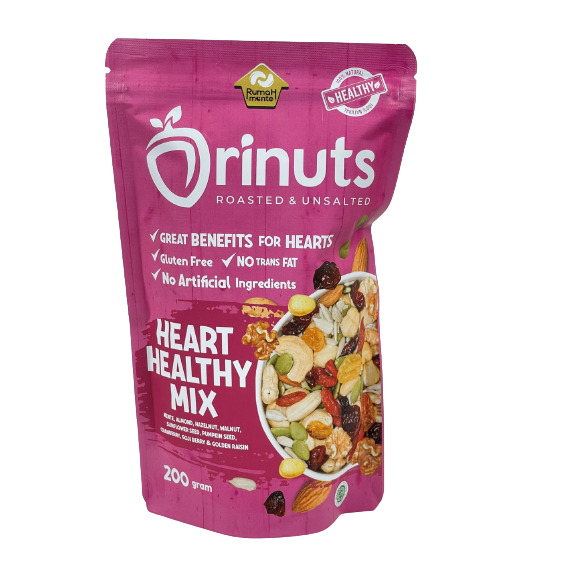

ORINUTS HEART HEALTHY MIX 500GR MIX NUTS DRIED FRUITS (READY TO EAT / PREMIUM QUALITY)