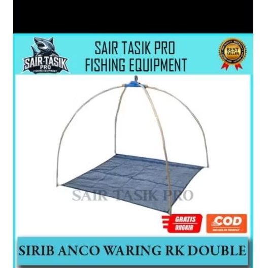 BISA COD SIRIB ANCO JARING UDANG JARING IKAN PERANGKAP IKAN PERSEGI BAHAN WARING RK DOUBLE ANTI GESE