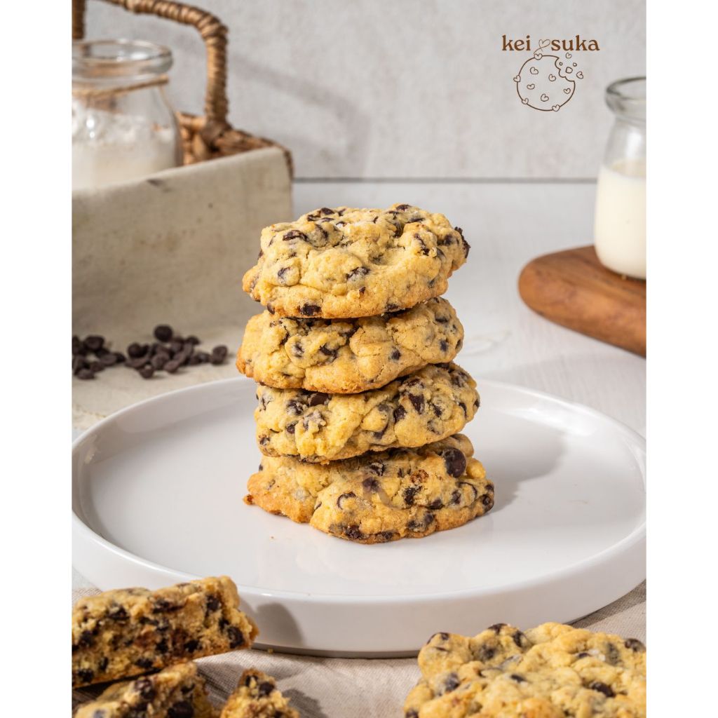 

Keisuka Chocolate Chip Cookie rasa Classic Choco Soft Cookies Goeey