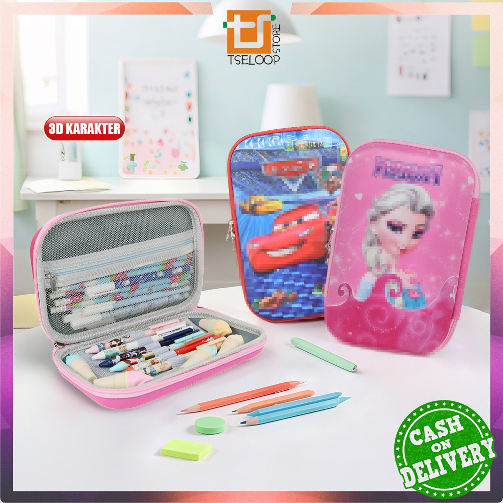 

OFM-A82 Kotak Pensil 3D Karakter Kartun Lucu / Tempat Pensil Anak Sekolah / Kotak Pensil Besar Pencil Case Cartoon / Tempat Pinsil Kotak Besar Alat Tulis Import